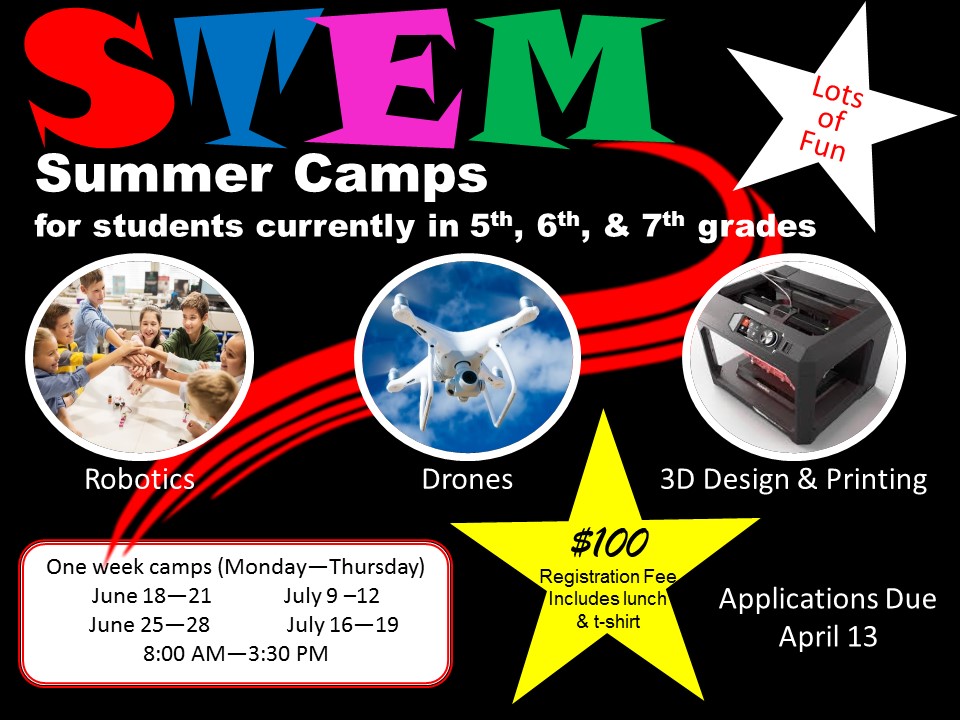 STEM Summer Camps Picture for the Website