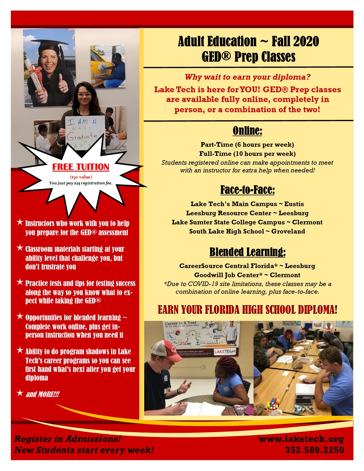 free ged classes for adults