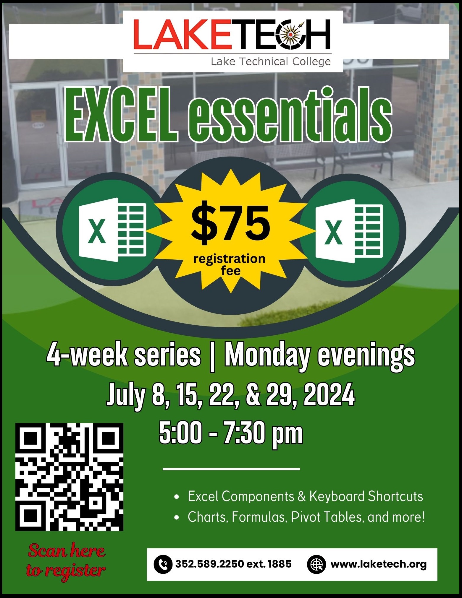 EXCEL Essentials jpg flyer v2 Registration is open for EXCEL Essentials!