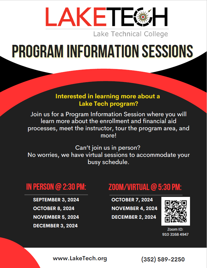 Fall 2024 Info sessions Check out our Fall Program Information Sessions!